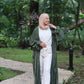 Green Layla Open Abaya