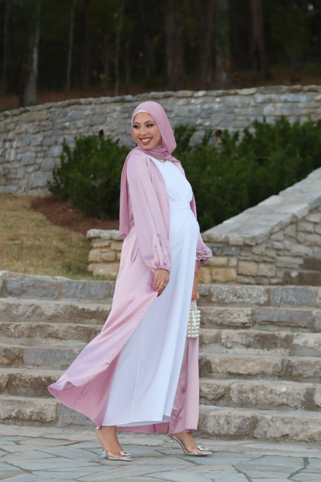 Pink Luella Abaya