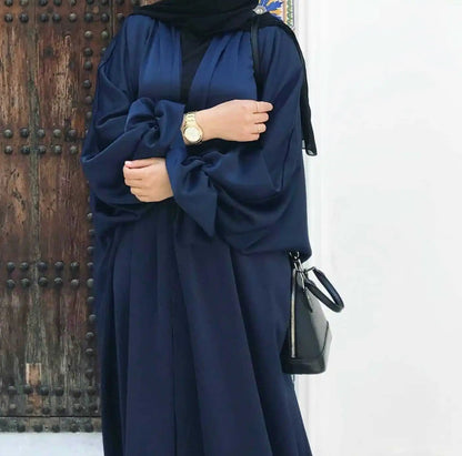 Navy Blue Layla Open Abaya