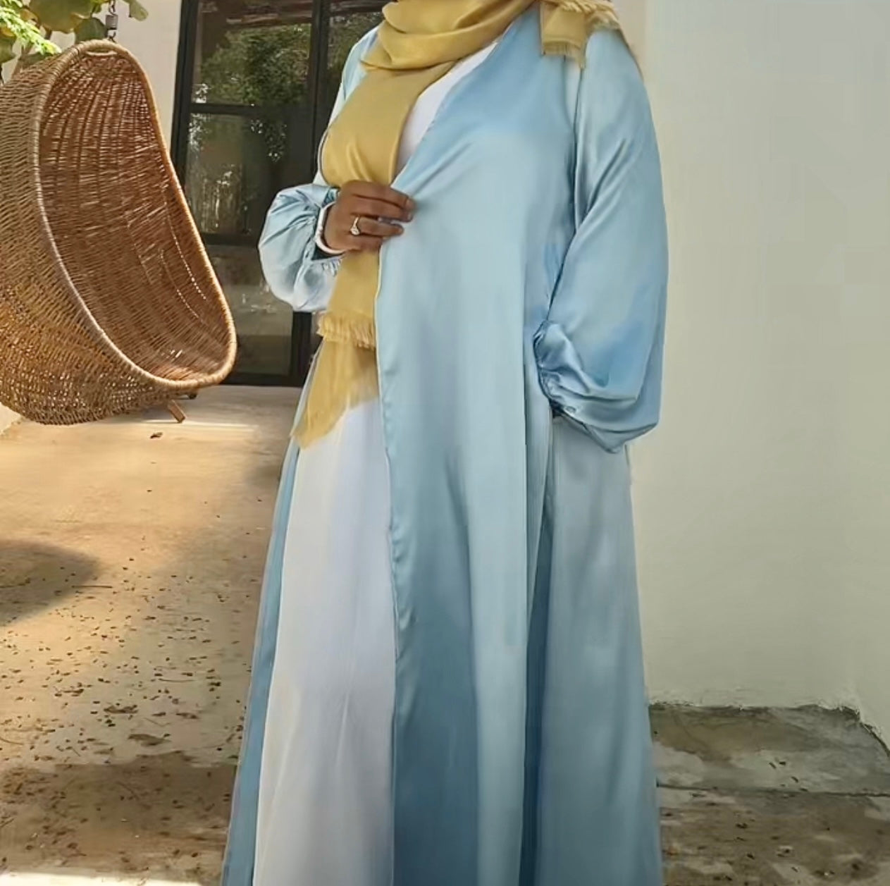 Blue Luella Abaya