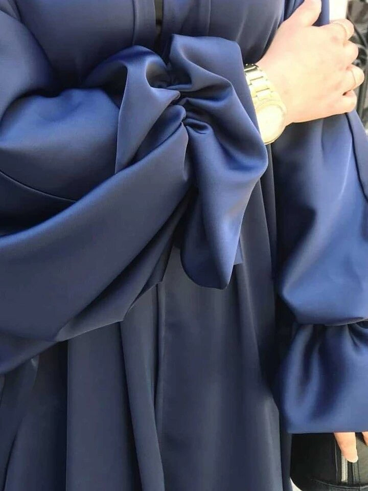 Navy Blue Layla Open Abaya