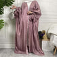 Dusty Pink Ariella Open Abaya